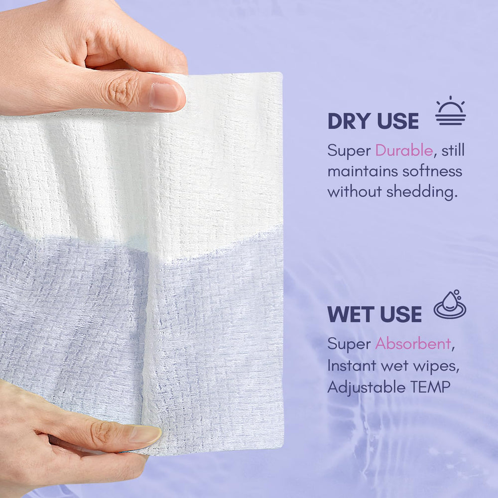 PoeticEHome towel wet-use shot demonstrates strong fibers that won’t tear.