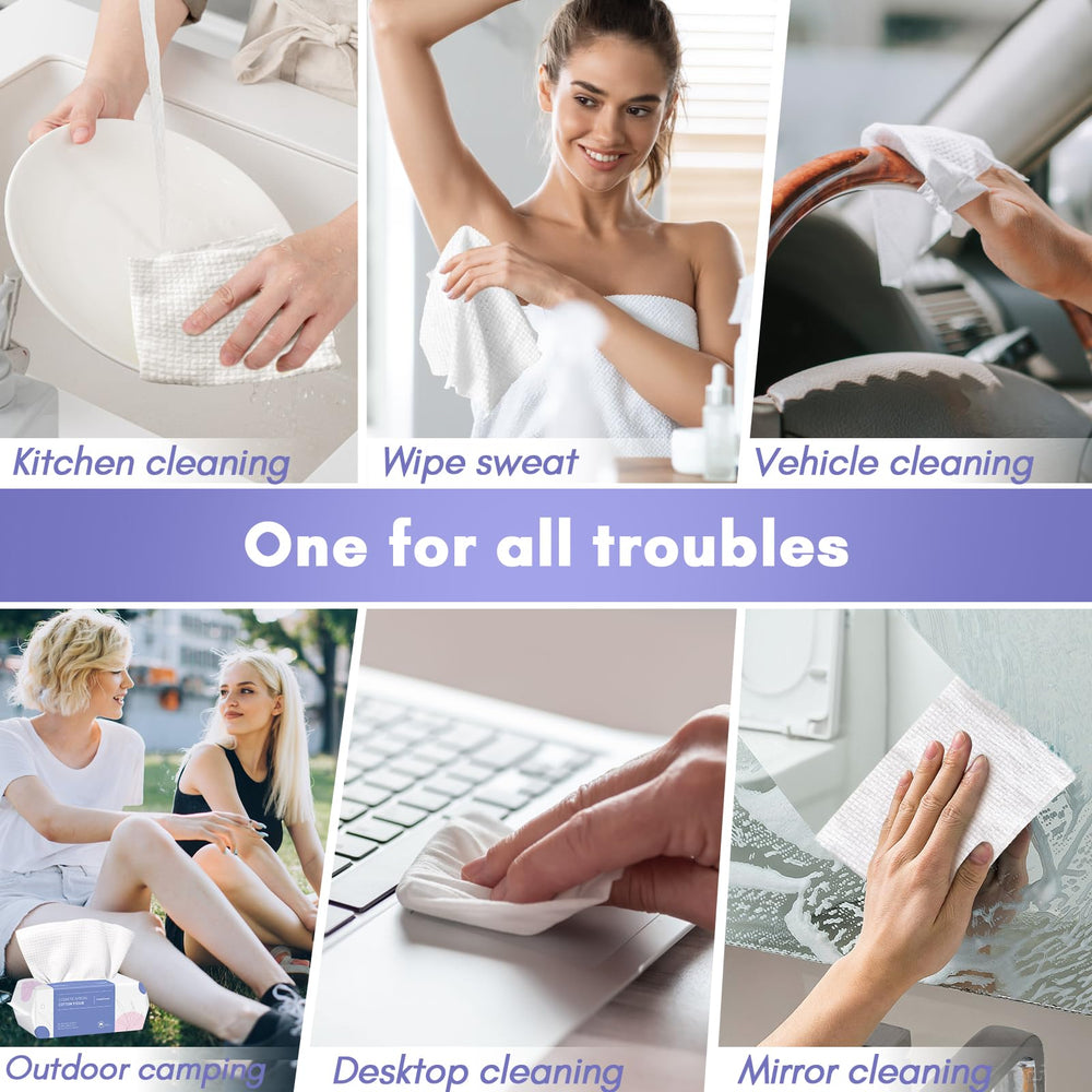 PoeticEHome extra thick towels being used for makeup removal and skincare steps