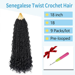 Pojui boho goddess twist assembly shows easy installation with pre-looped braids.