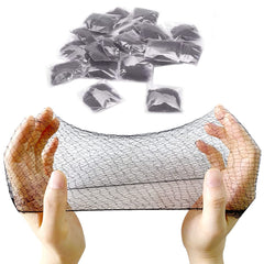 Polly Online 20pcs hair nets for bun styling provide secure updos.