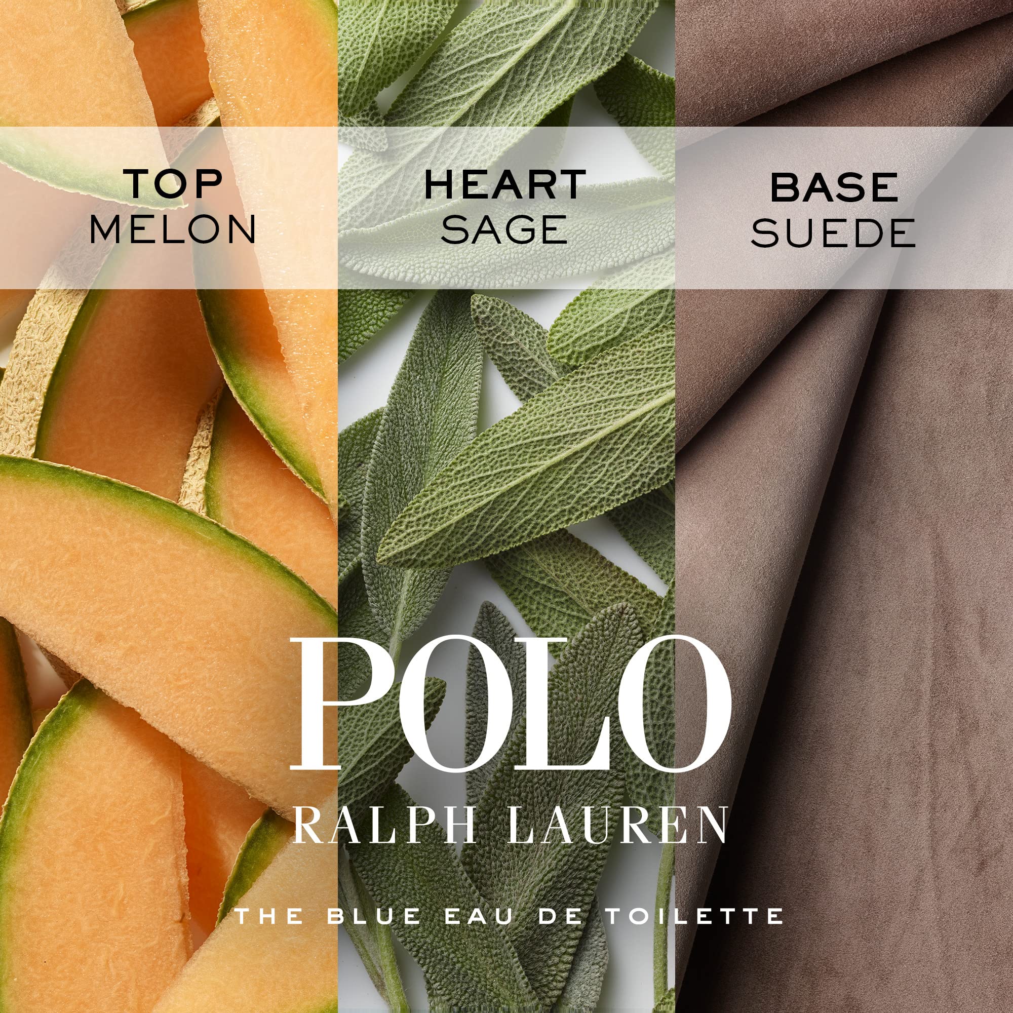 Polo Blue eau de toilette bottle emphasizes oceanic freshness for daytime wear.