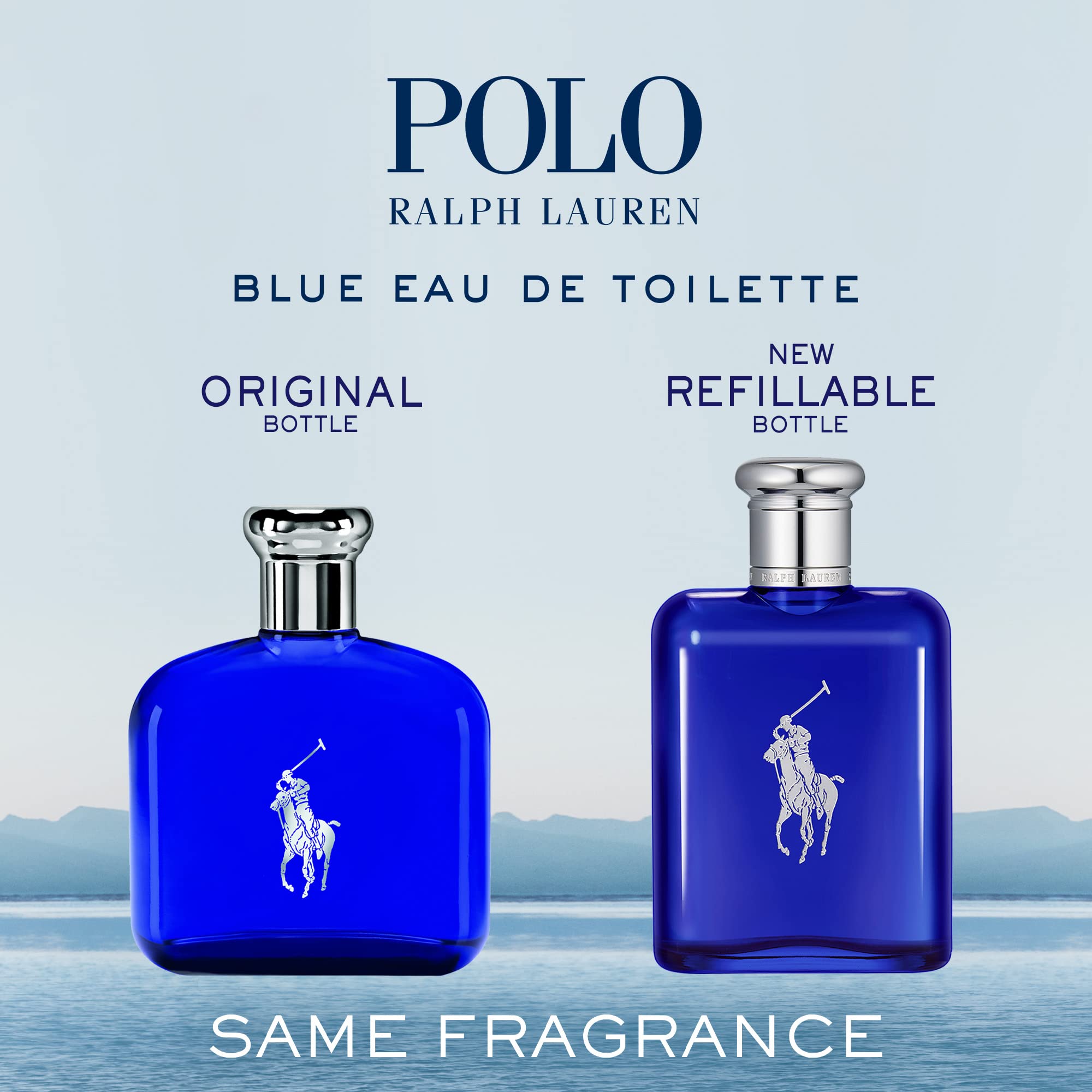Polo Blue washed suede accord image suggests smooth, refined texture underpinned by patchouli.