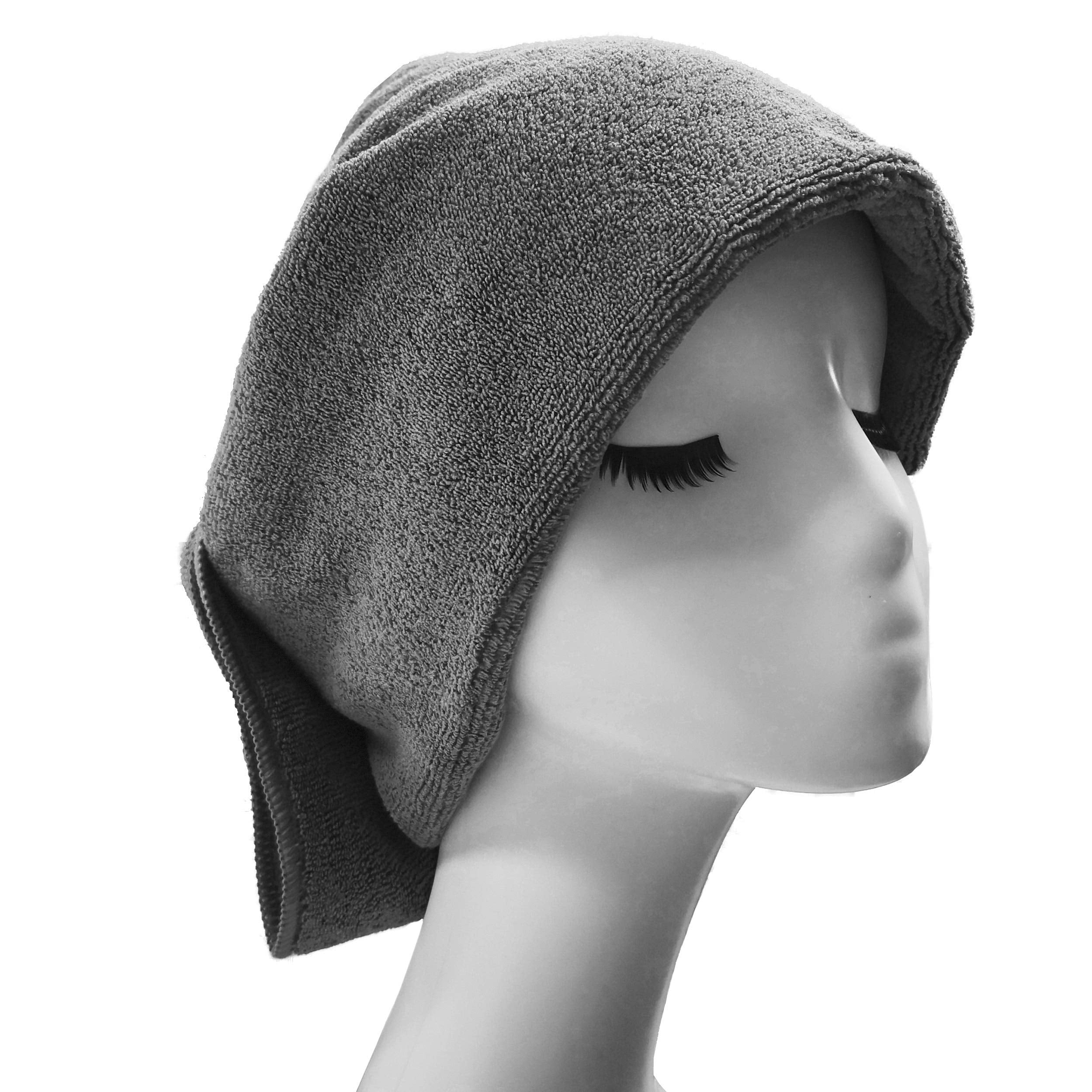 POLYTE microfiber towel hanging to dry quickly and prevent odor buildup