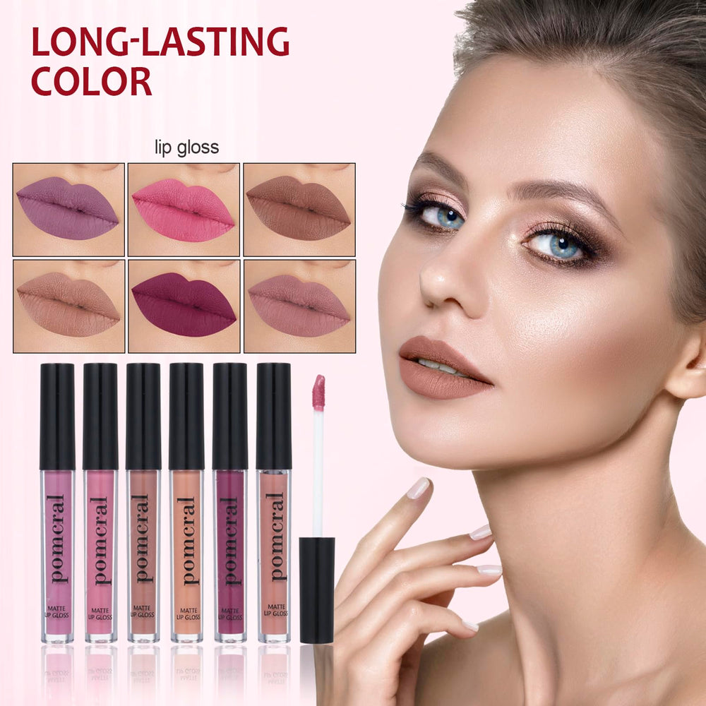 Pomcral makeup brush set offers soft bristles for easy layering and blending.