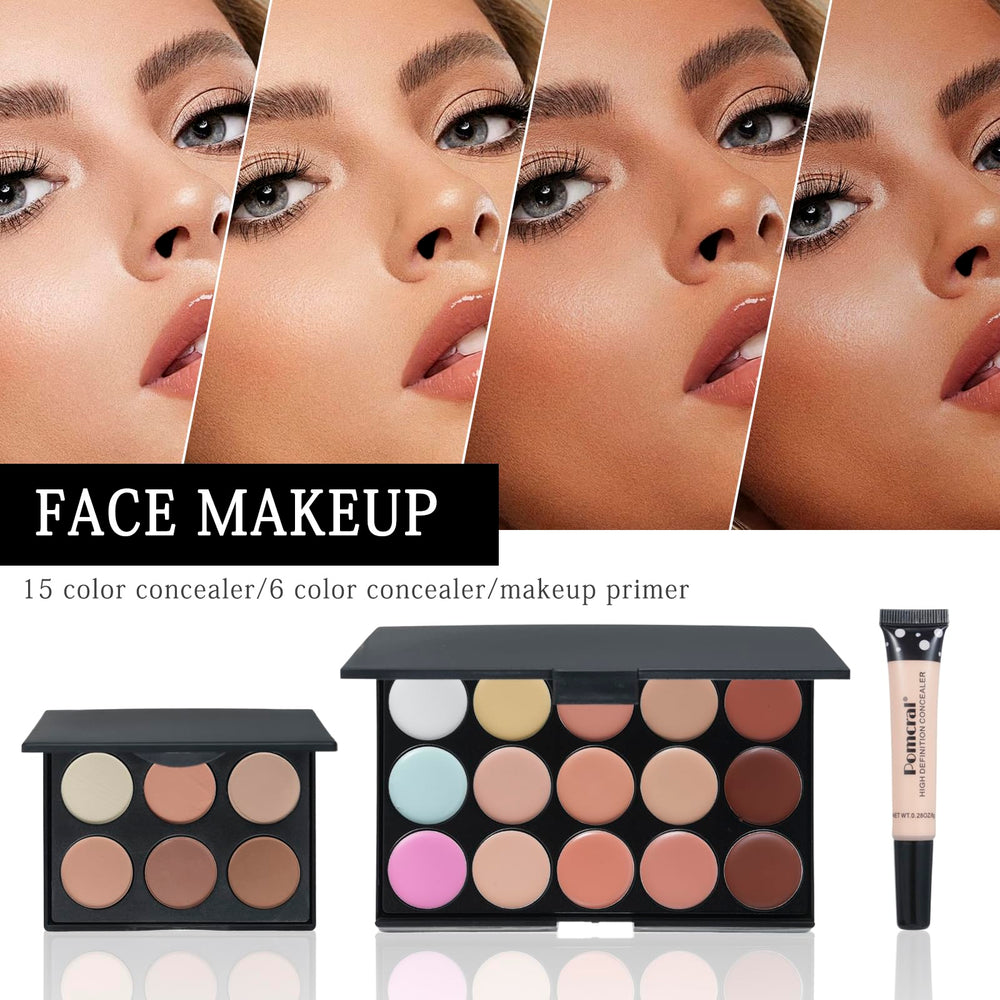 Pomcral makeup kit red mascara for bold lashes.