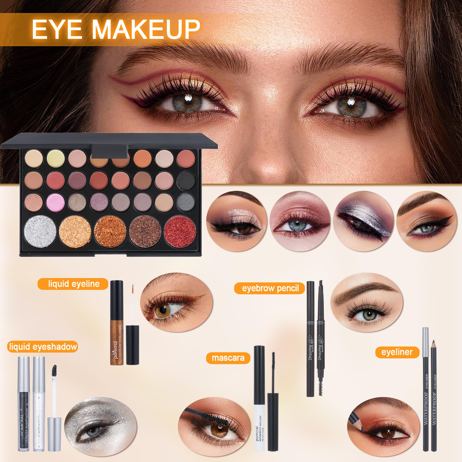 Pomcral makeup kit teens - concealers for spot coverage and blending.