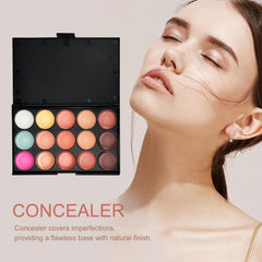 Pomcral Travel Makeup Kit blush and lip set delivers long-wearing, vibrant color.