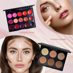Pomcral Travel Makeup Kit brushes and tools support beginner-friendly, precise application.