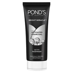 POND'S Bright Miracle tube closeup showing convenient 100g packaging for daily use.