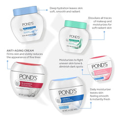 POND'S Clarant B3 rich hydration cream texture supports balanced-to-dry skin comfort.