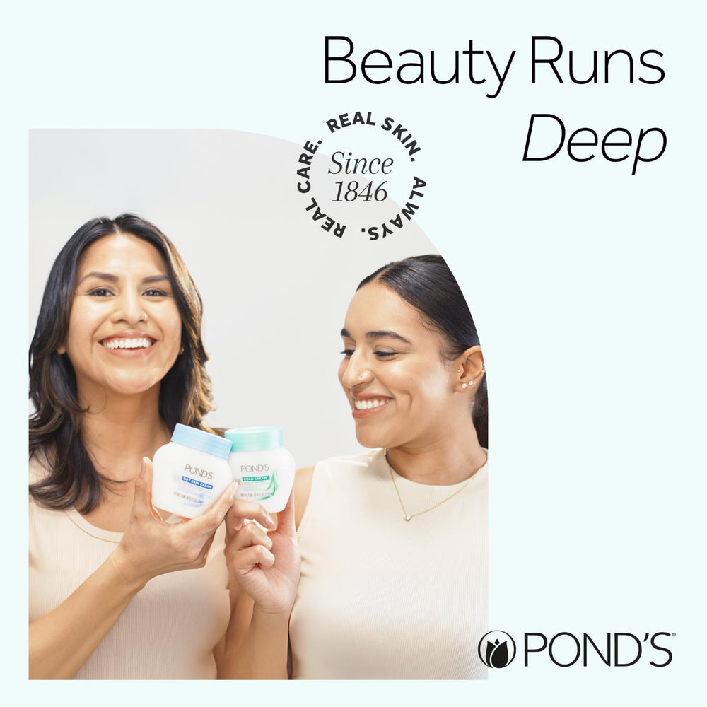 POND’S Rejuveness ingredients label focusing AHAs, collagen, and vitamin E for skin support.