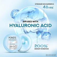 Easy-to-use pump dispenser of POND'S Super Light Gel for controlled application.