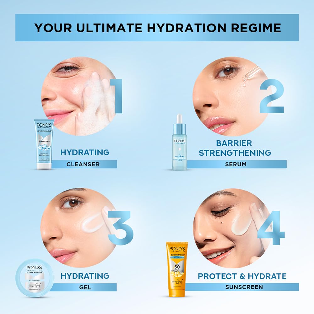 POND'S Super Light Gel used as a lightweight base under makeup.