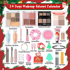 Ponhey makeup advent calendar 24-day interior with numbered compartments for daily surprises.