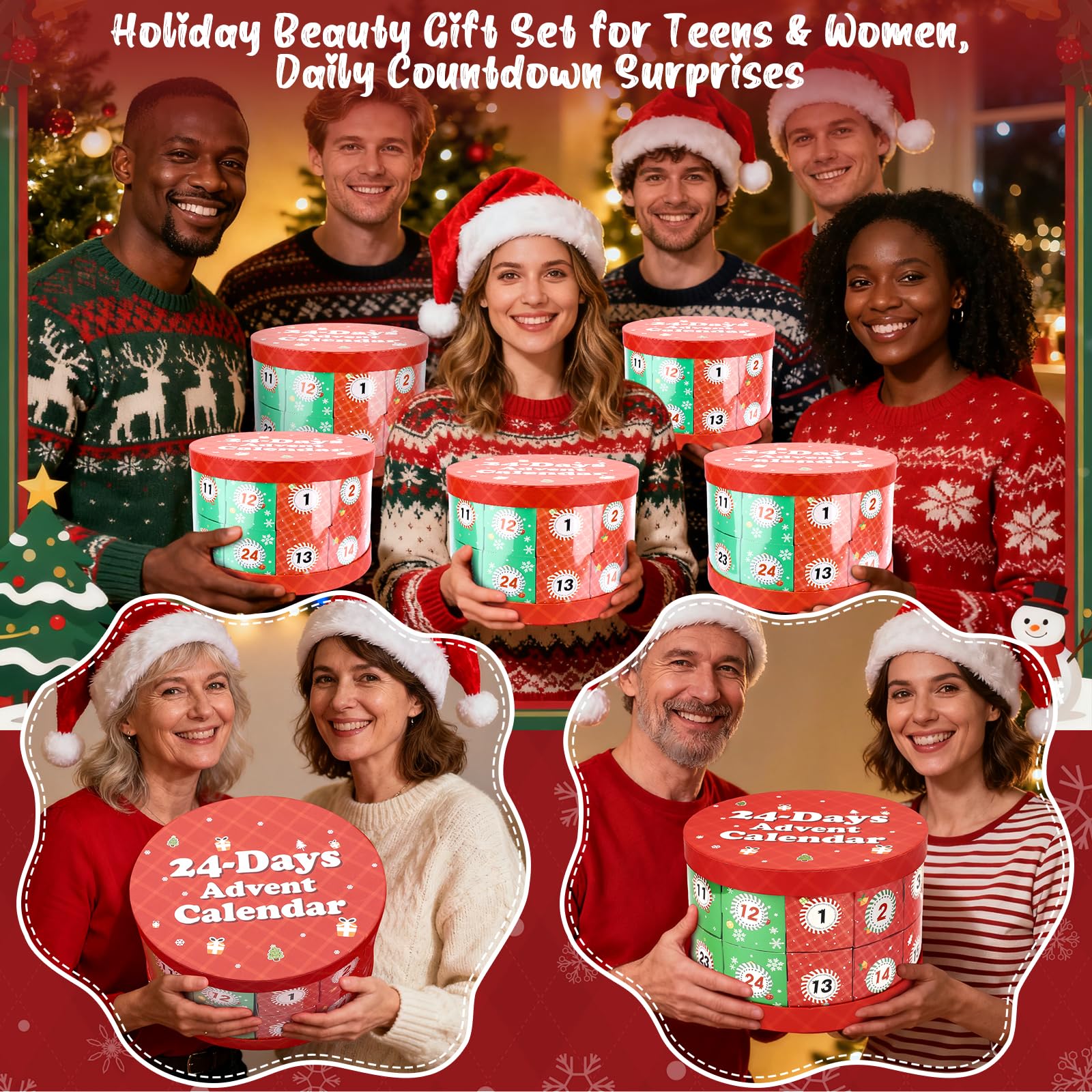 Ponhey gift box decoration with sequins captures festive presentation for gifting.
