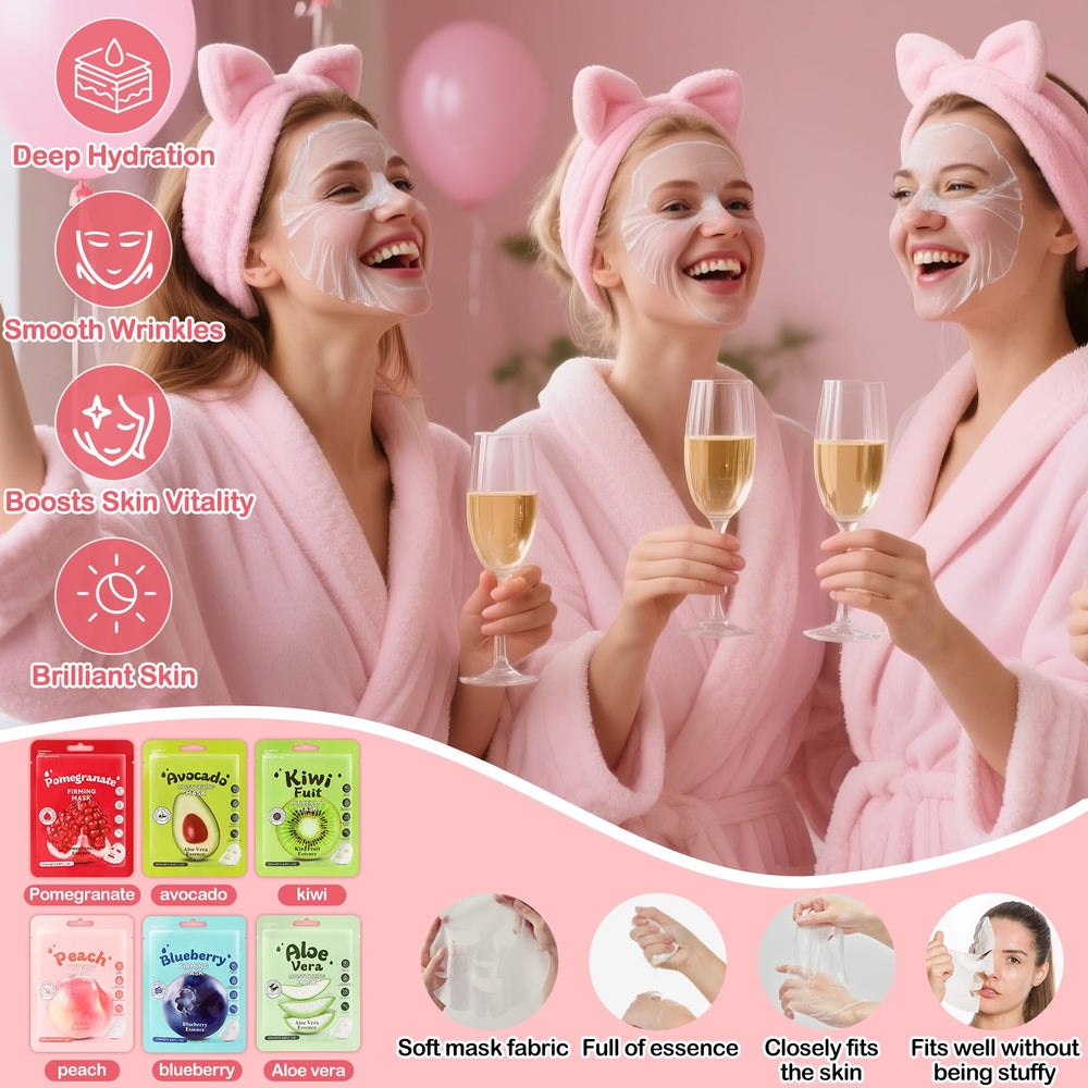 Ponhey spa party foot bath bombs release calming fragrance to unwind after a long day.