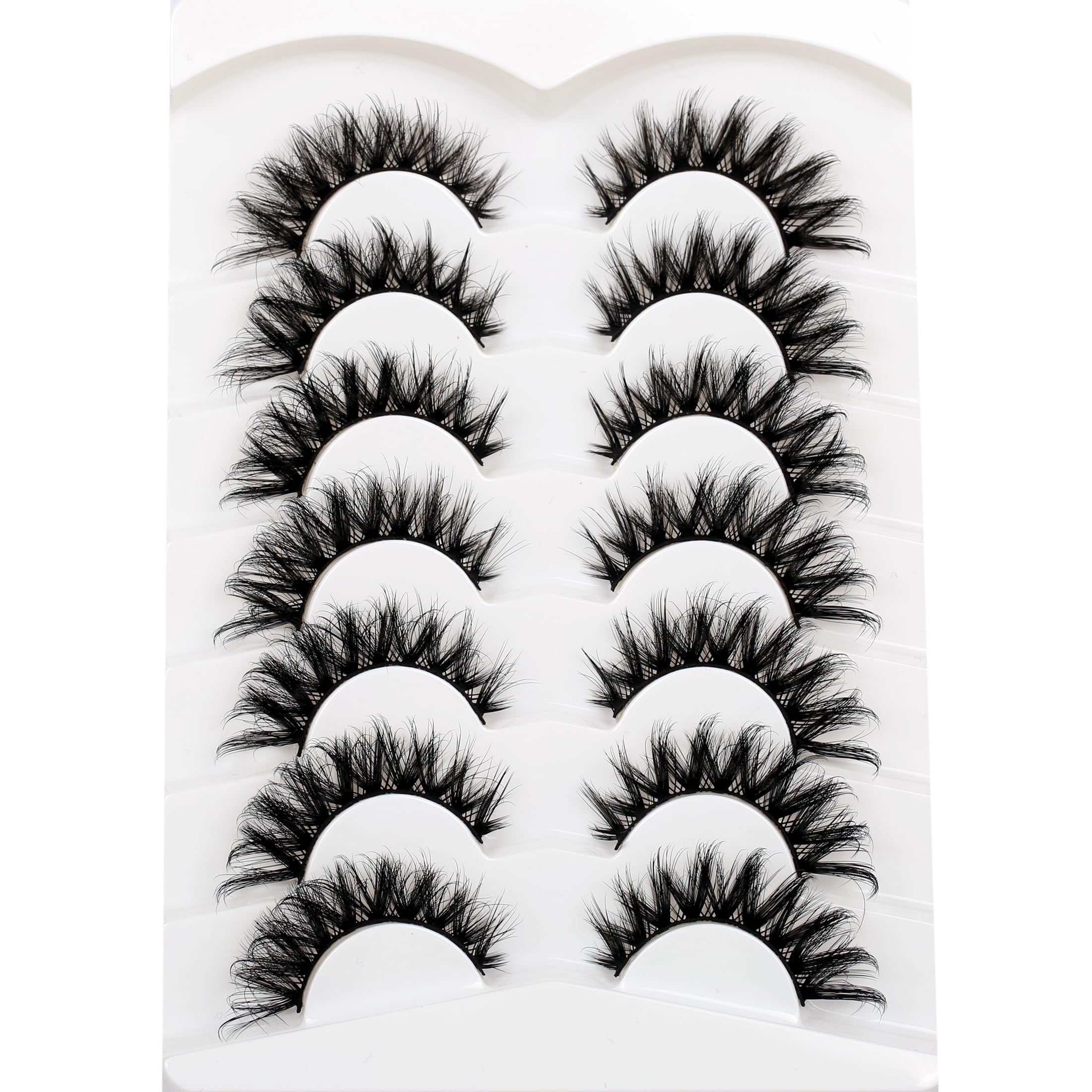 Pooplunch cat-eye lashes close-up showing dramatic outer wing application