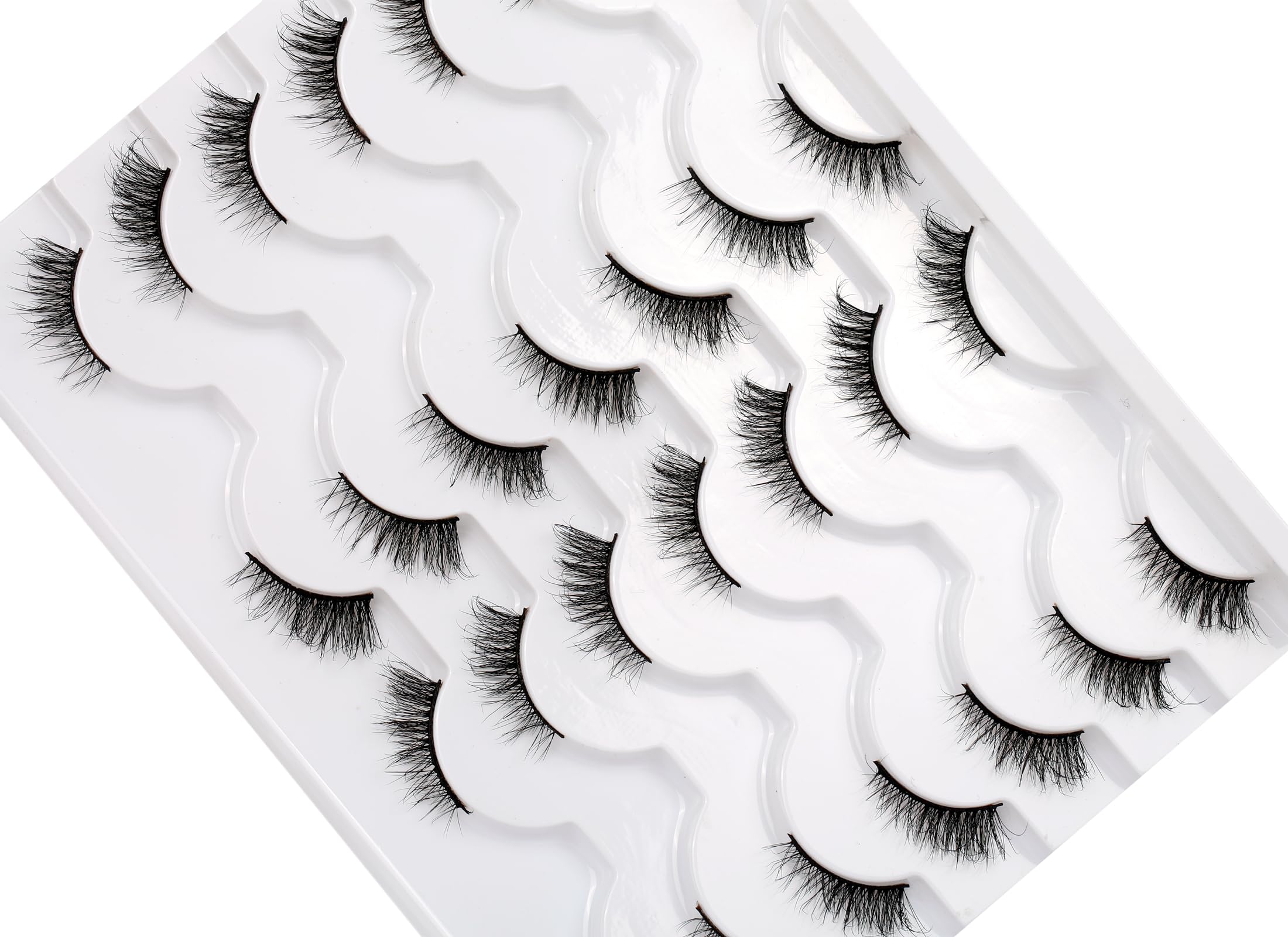 Pooplunch wispy outer-corner lashes add subtle definition.
