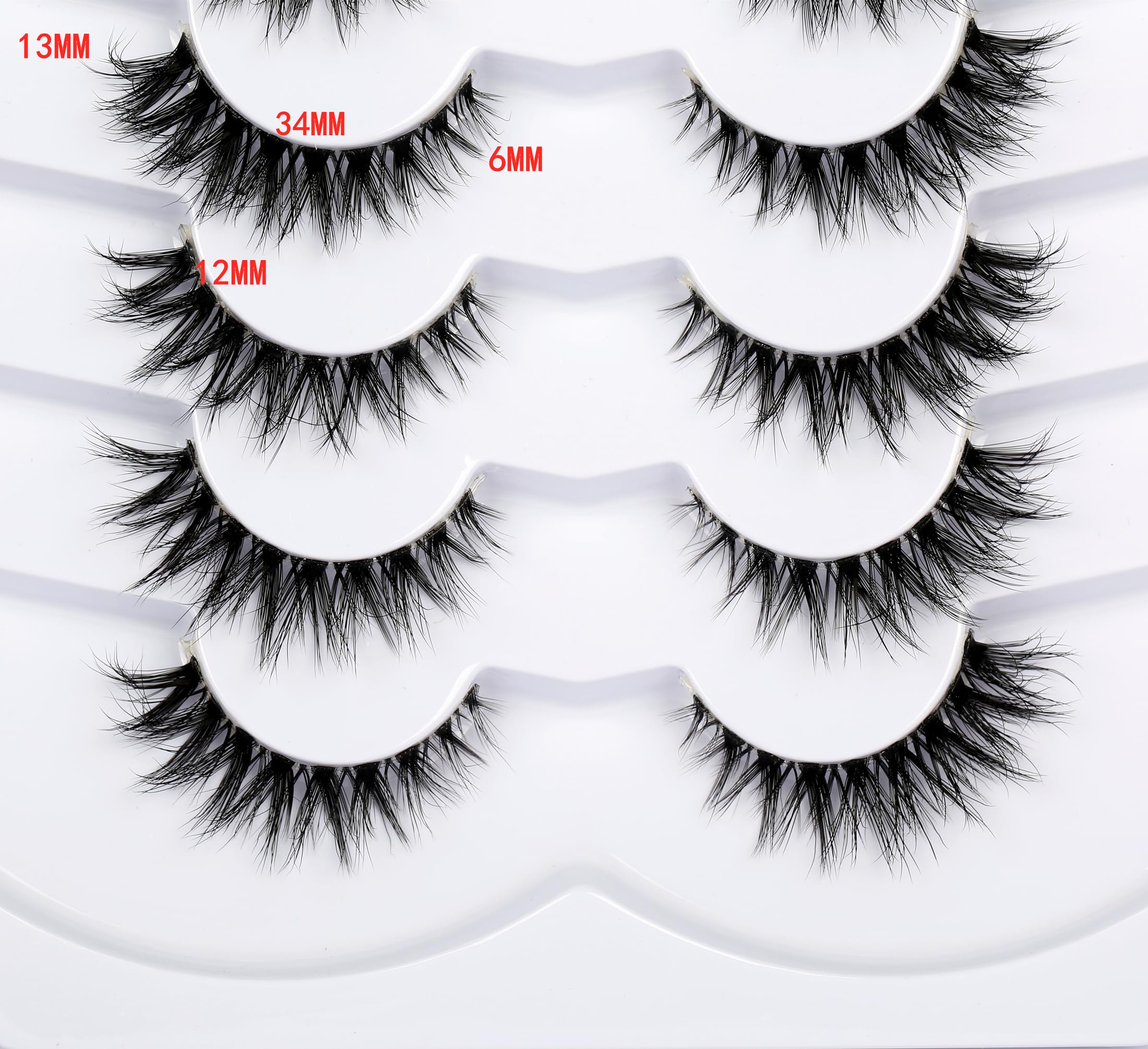 Pooplunch wispy volume cat-eye lashes highlight outer corners for brighter eyes.