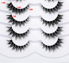 Pooplunch wispy volume cat-eye lashes highlight outer corners for brighter eyes.