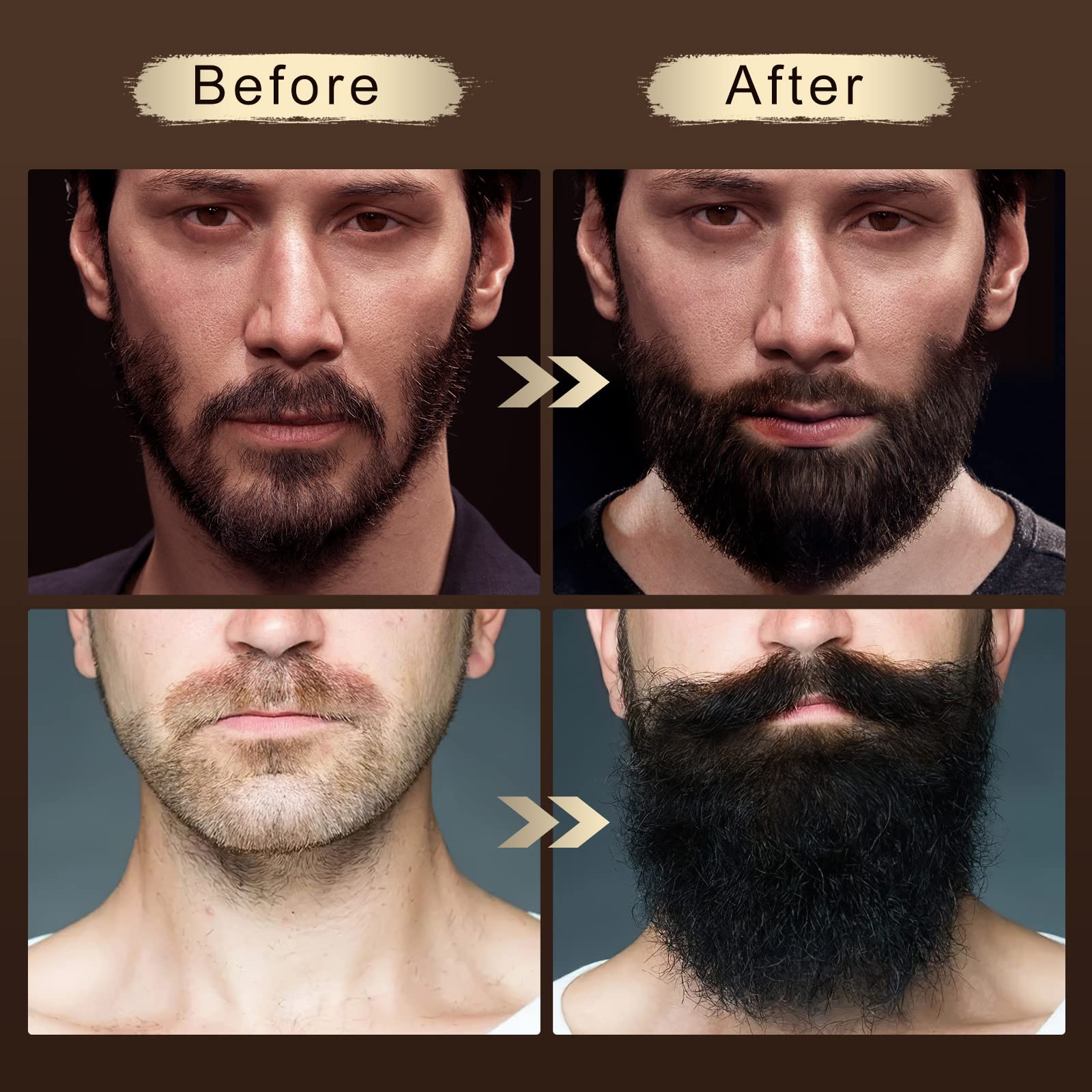 POP MODERN.C beard brush for even oil distribution and conditioning.