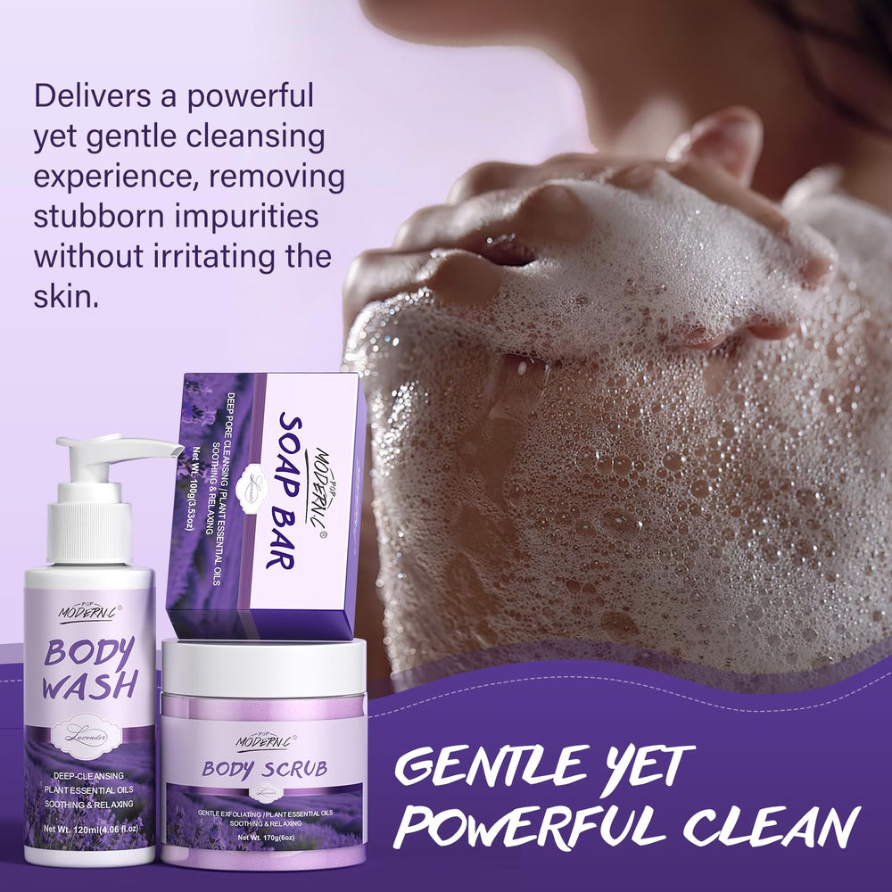 POP MODERN.C body wash pump rich lather for cleansing and silky-smooth skin