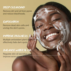 POP MODERN.C foaming cleanser bottle with soft lather for pore purification