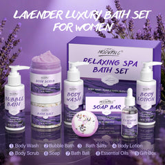 POP MODERN.C lavender essential oil drops highlighting calming mood-boosting ritual