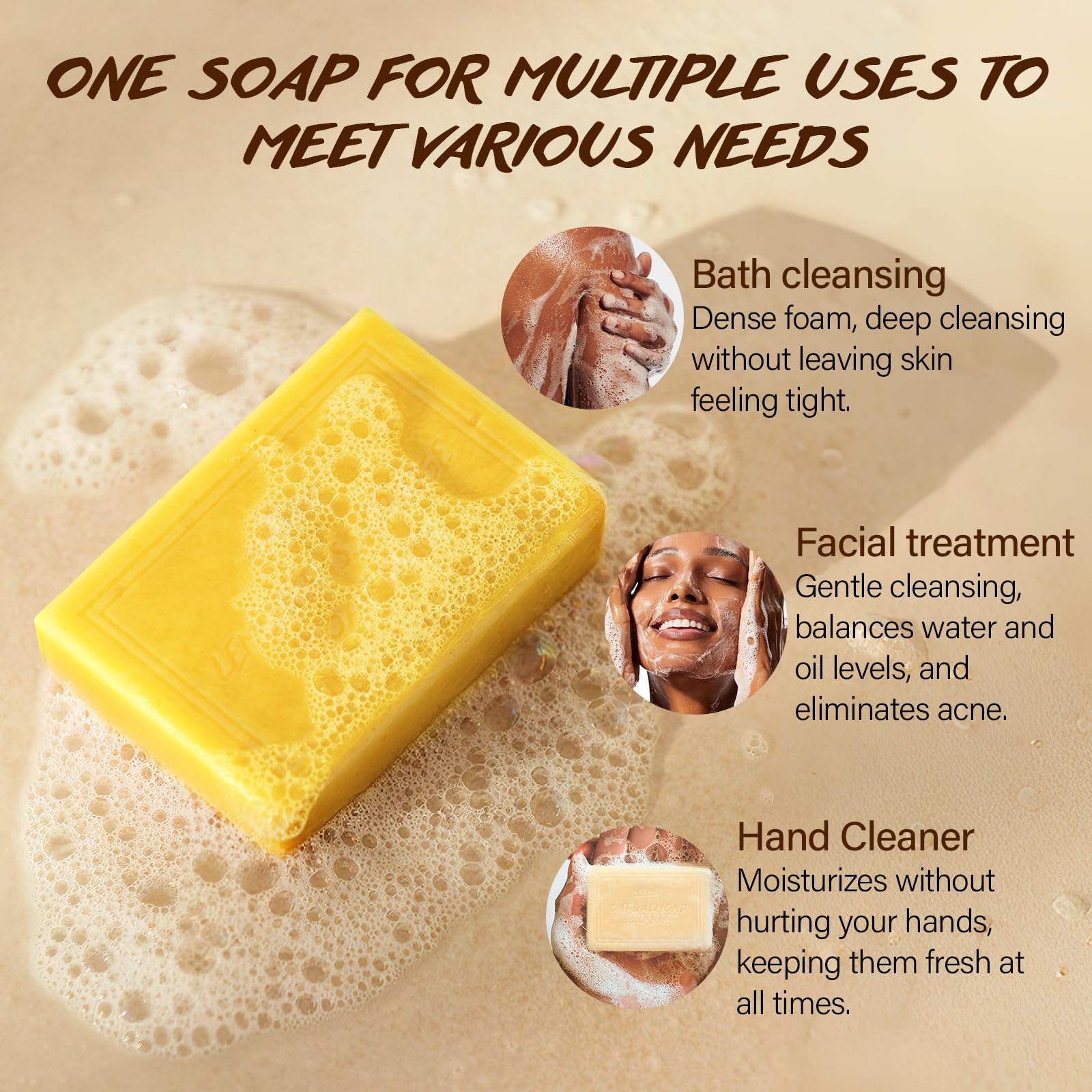POP MODERN.C mint soap provides cooling touch for wake-up cleansing.