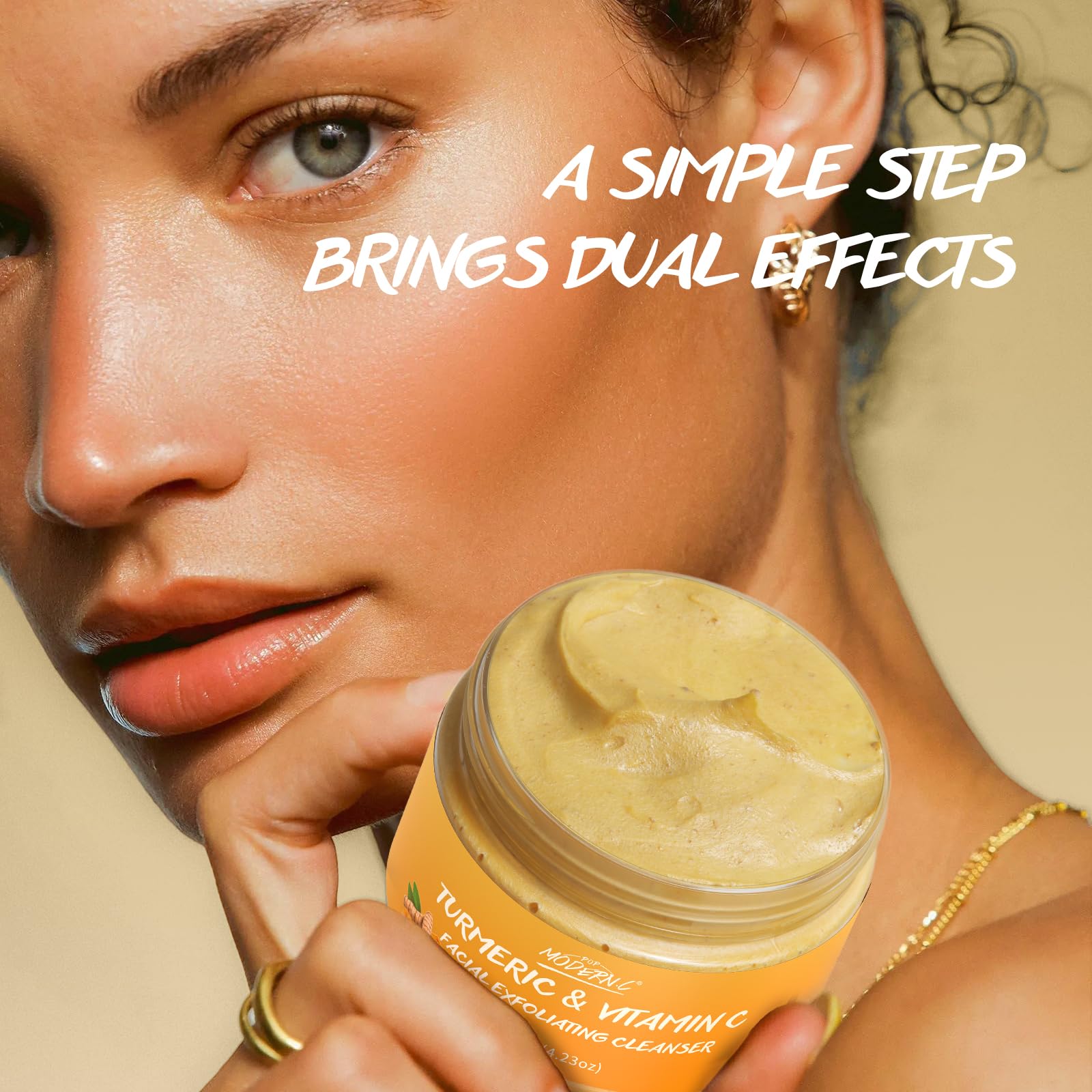 POP MODERN.C travel-friendly cleanser packaging for on-the-go skincare