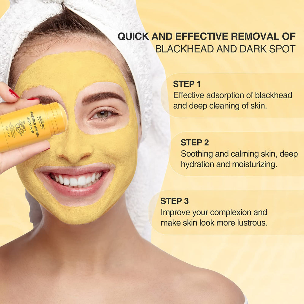 POP MODERN.C turmeric-stick-mask-ingredients emphasizes turmeric and kaolin for gentle cleansing.