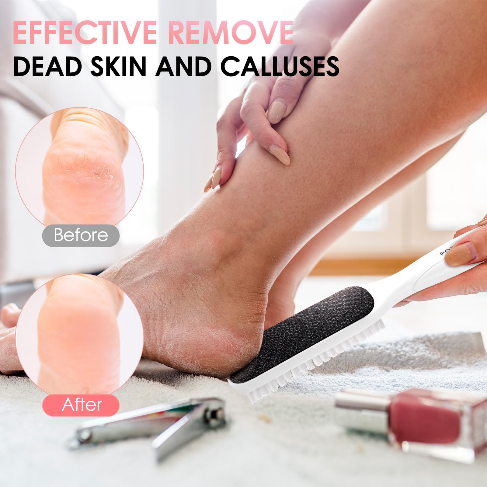 POPAKAN ergonomic handle with anti skid grip for comfortable use.