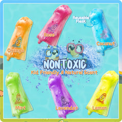 POPBATH dried rose petals infuse the water with a calming floral note