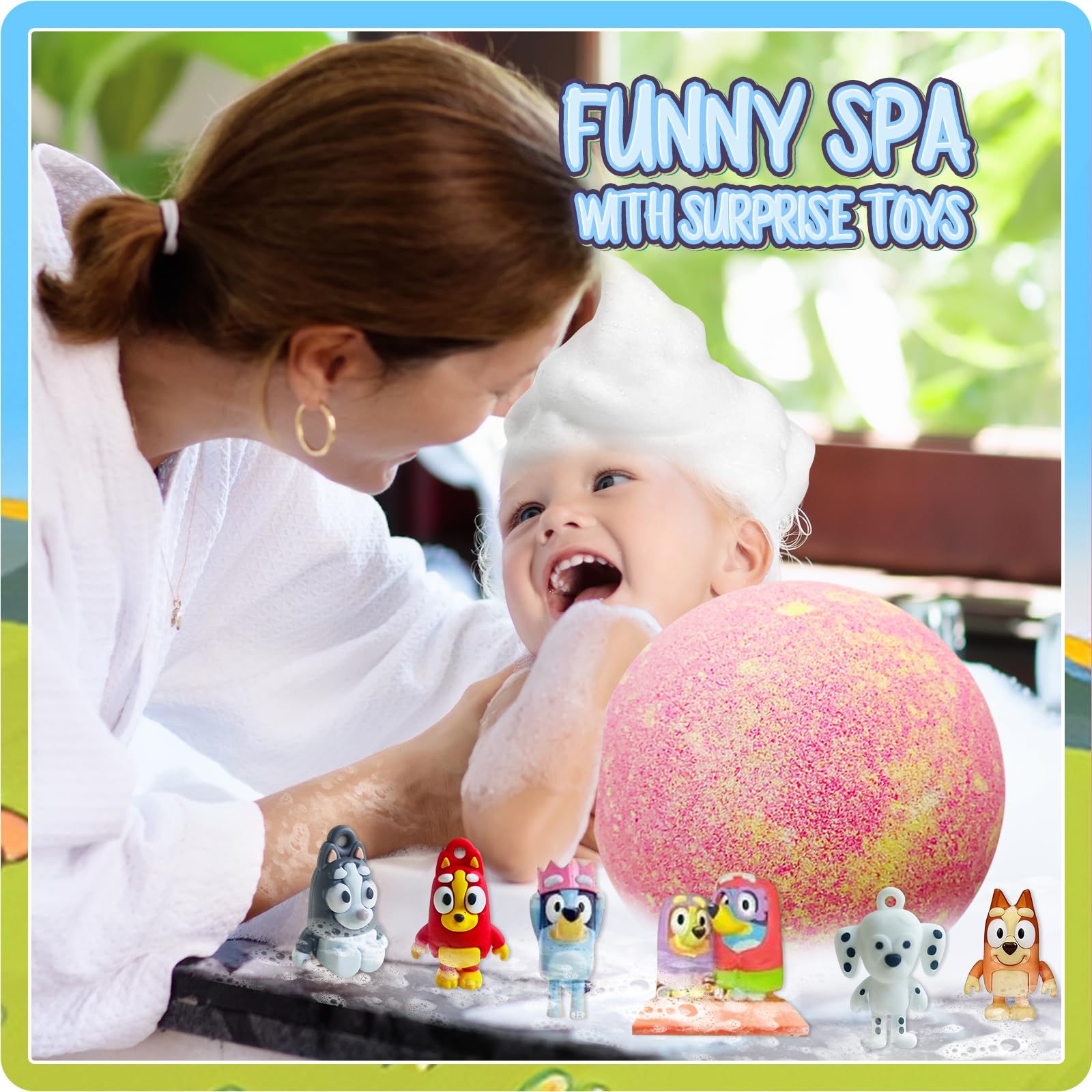 POPBATH gift set includes towel and loofah for bath time