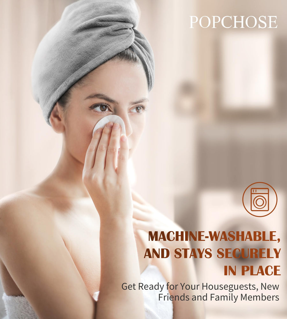 POPCHOSE travel-friendly hair towel wrap ideal for gym and trips
