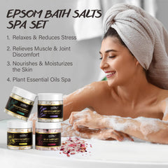 POP MODERN.C lavender blend bath salts close-up highlights calming aromatherapy and relaxation
