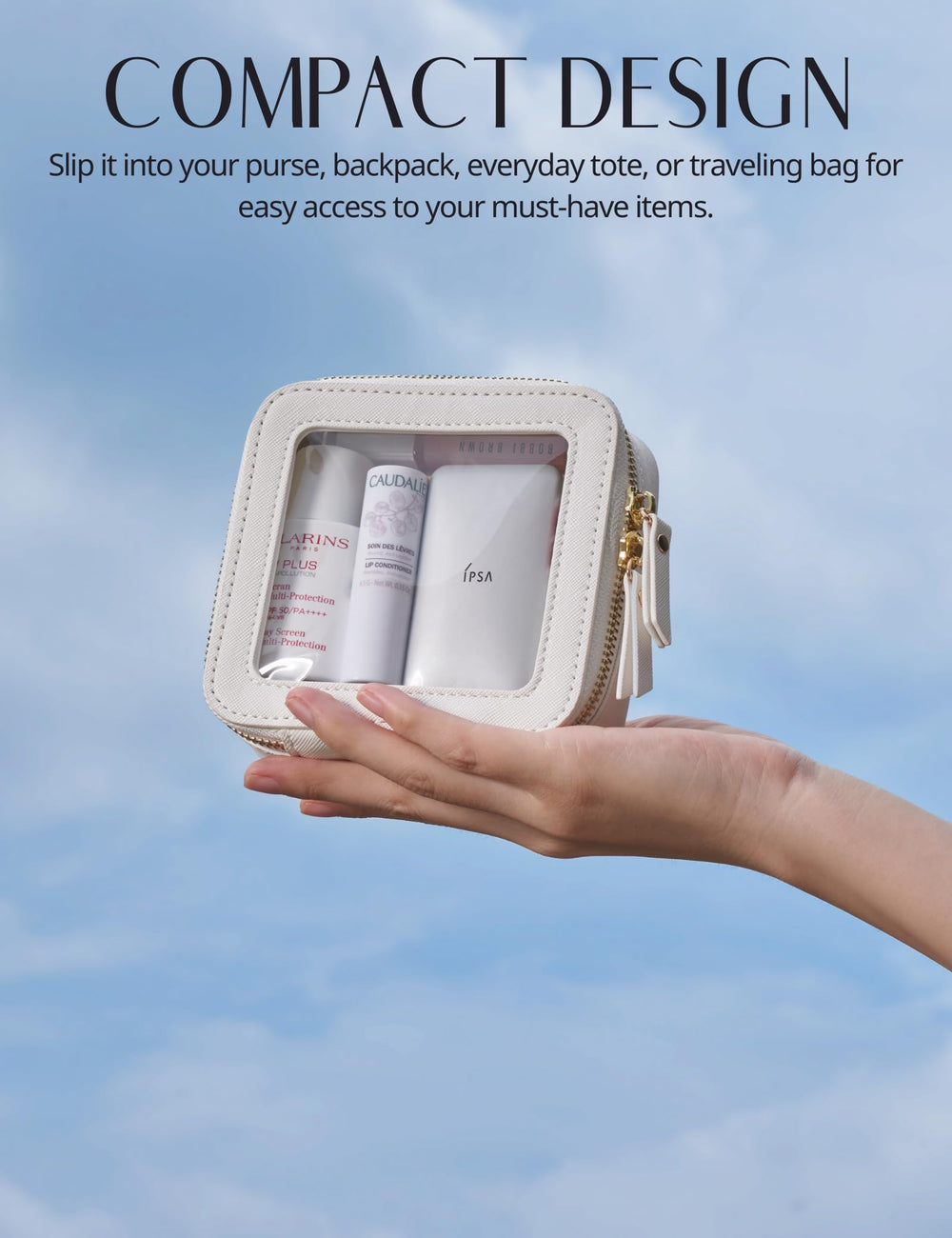 Popvibe waterproof coating keeps contents safe and wipes clean for quick maintenance.
