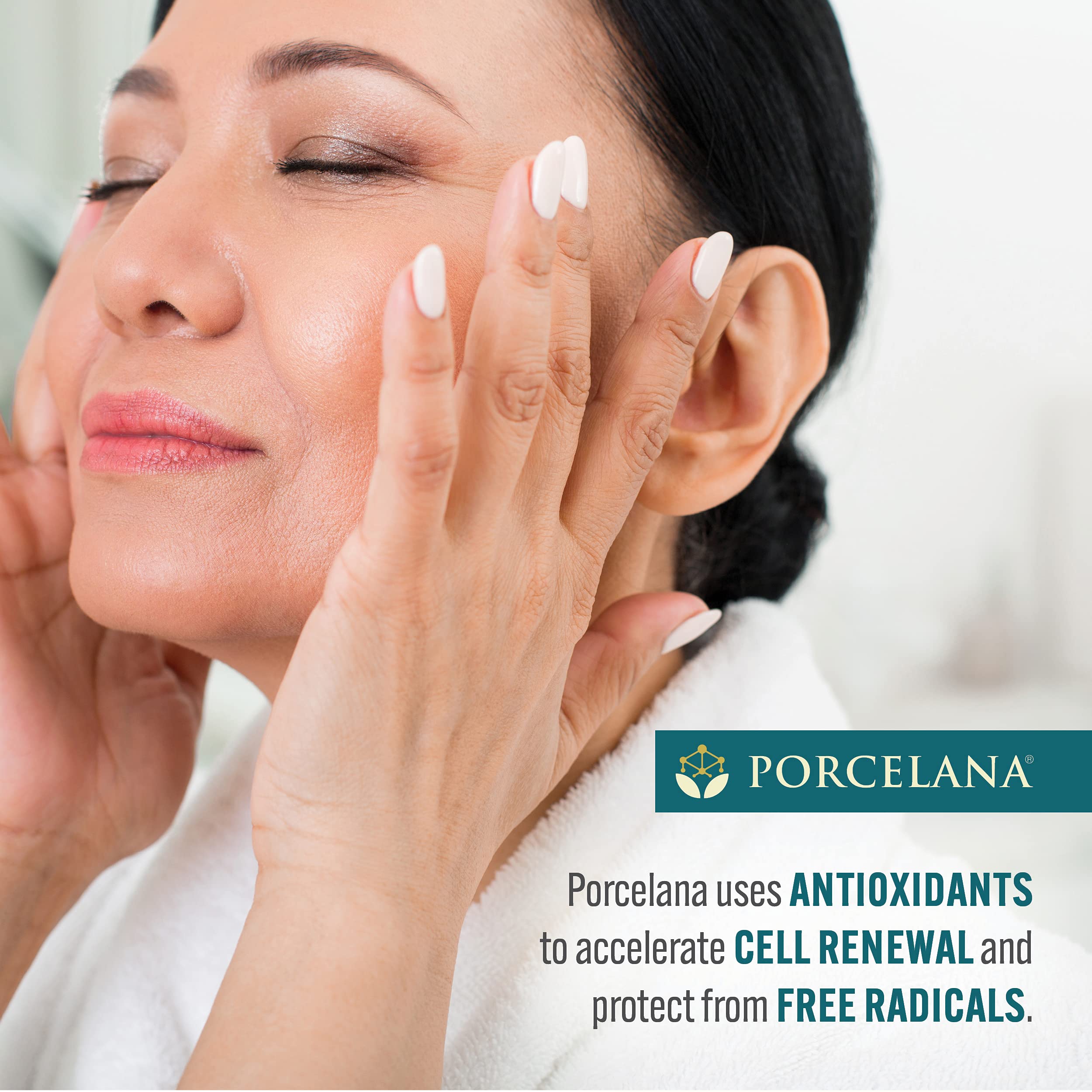 Porcelana Daytime Hydration Cream with antioxidants demonstrates skin renewal benefits