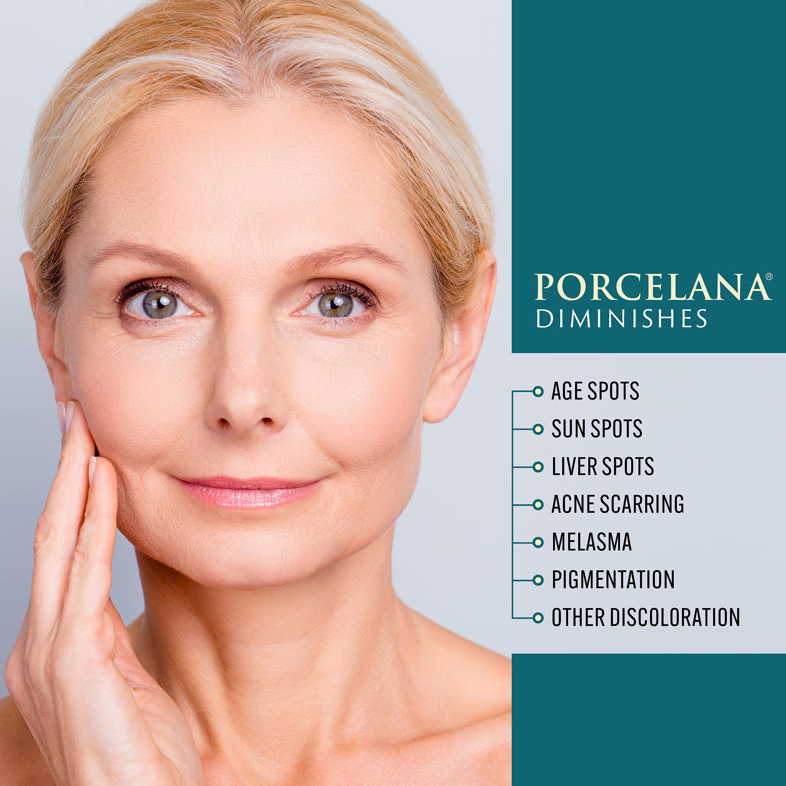 Porcelana Daytime Hydration Cream texture closeup reveals lightweight moisturizing feel
