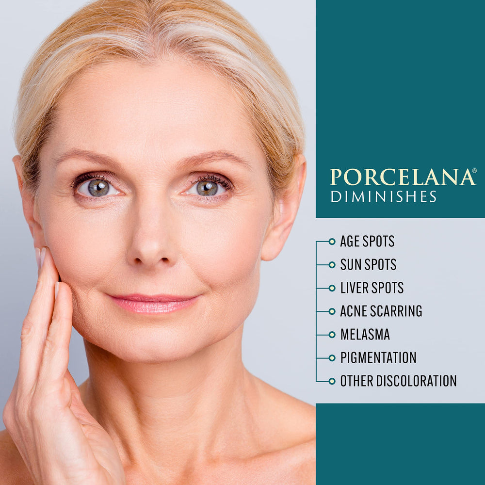 Porcelana Daytime Hydration Cream texture closeup reveals lightweight moisturizing feel