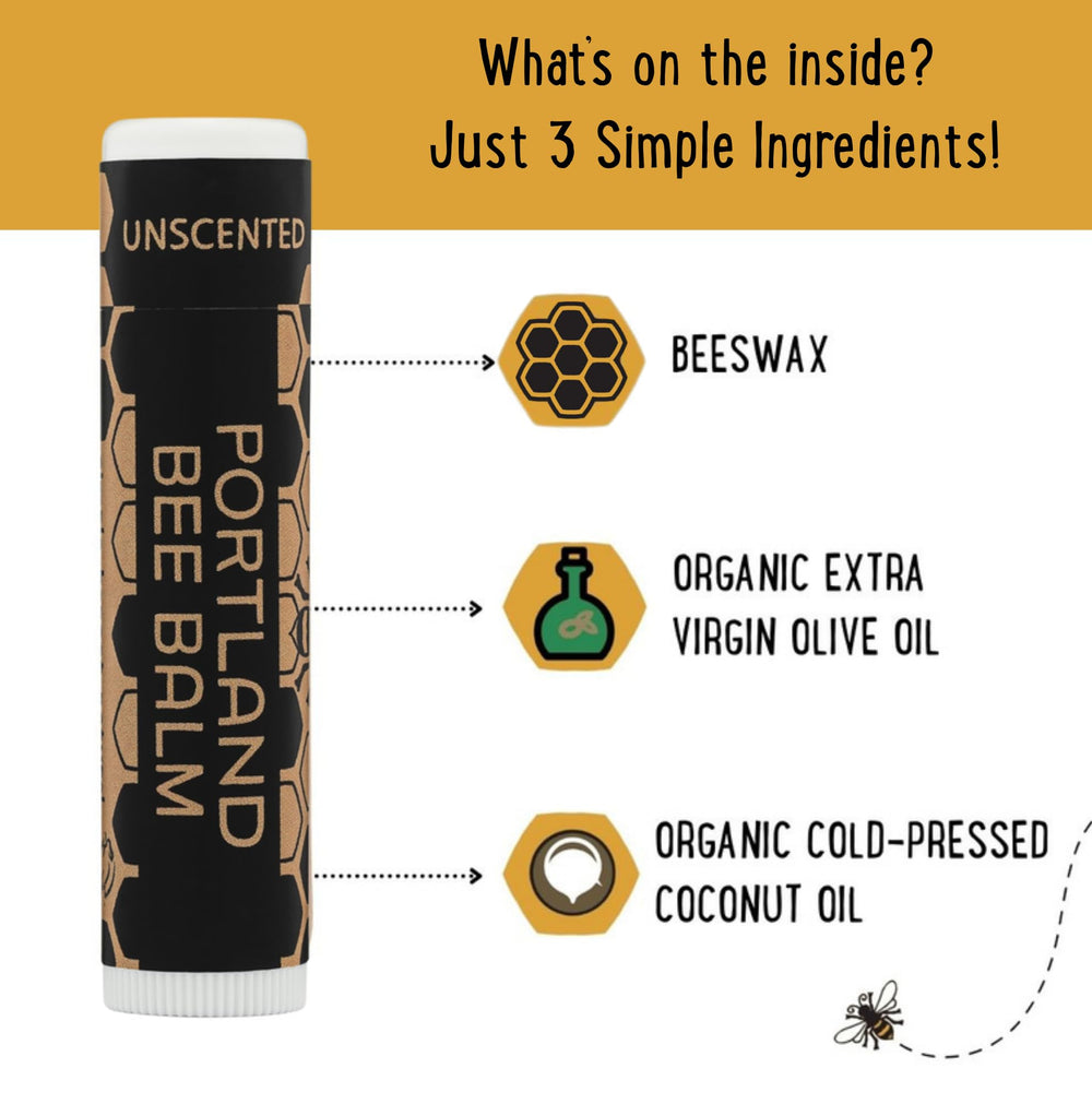 Portland Bee Balm cruelty-free certification badge on packaging