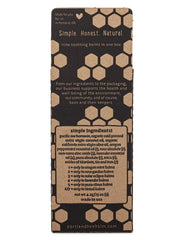 Portland Bee Balm handmade in Oregon label on packaging, showcasing natural lip care