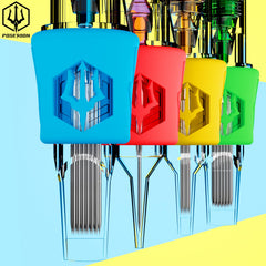 Poseidon 1203RL to 1209M1 closeup reveals varied needle types for stability