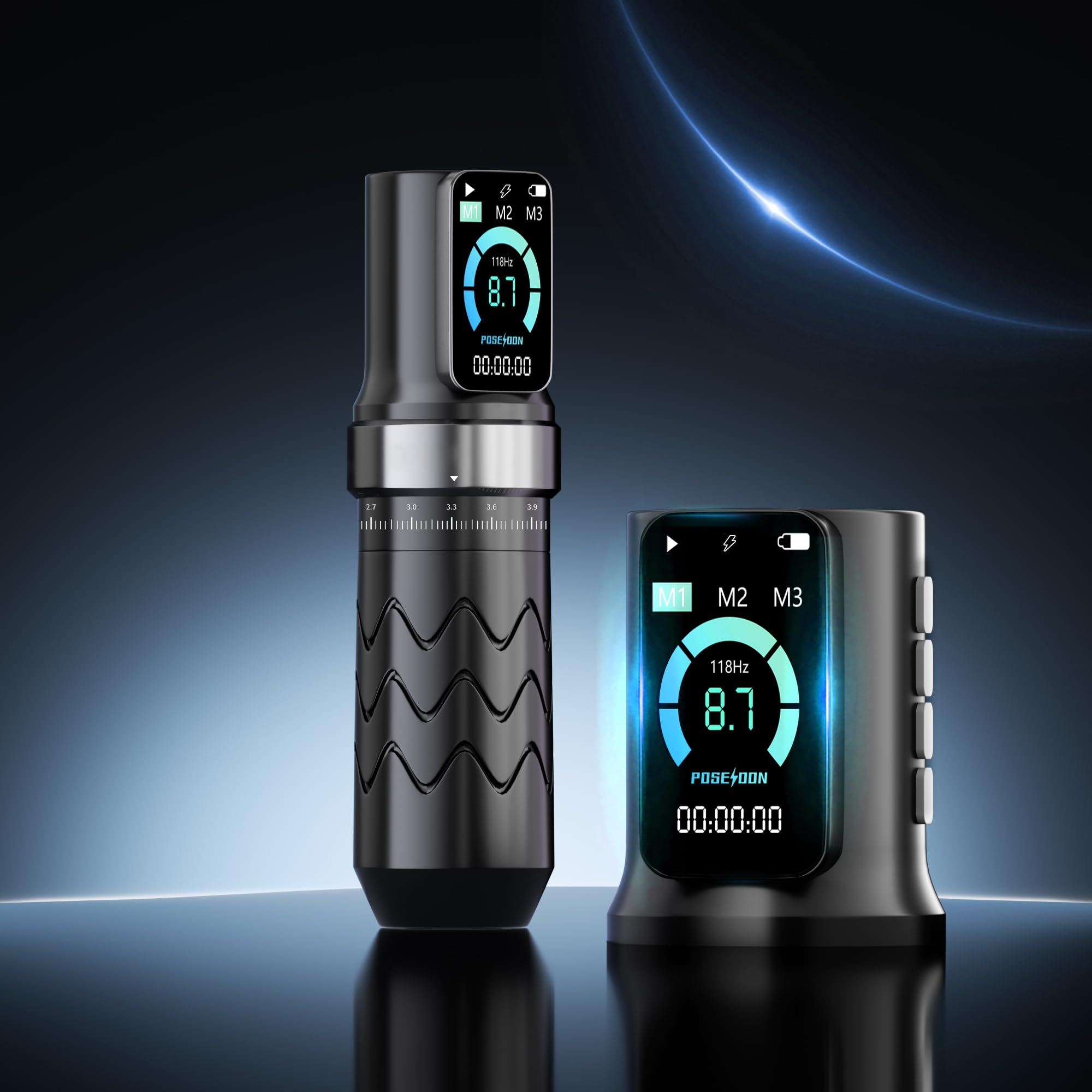 POSEIDON LED display and timer helps manage session length and workflow