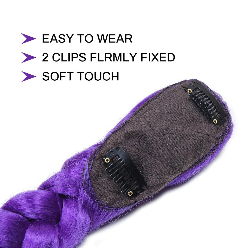 POUWENEY pre-stretched braiding hair with soft Yaki texture for comfort.