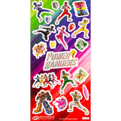 Power Rangers temporary tattoos 75-pack offers quick, mess-free costume fun.