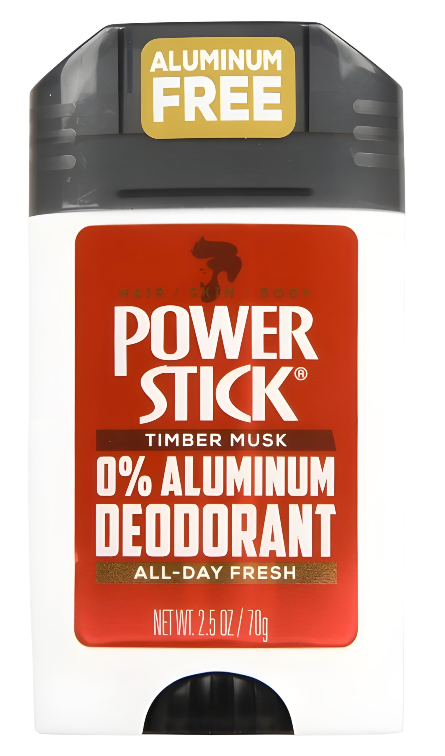 Power Stick Timber Musk deodorant stick body suggests smooth application and reliable scent