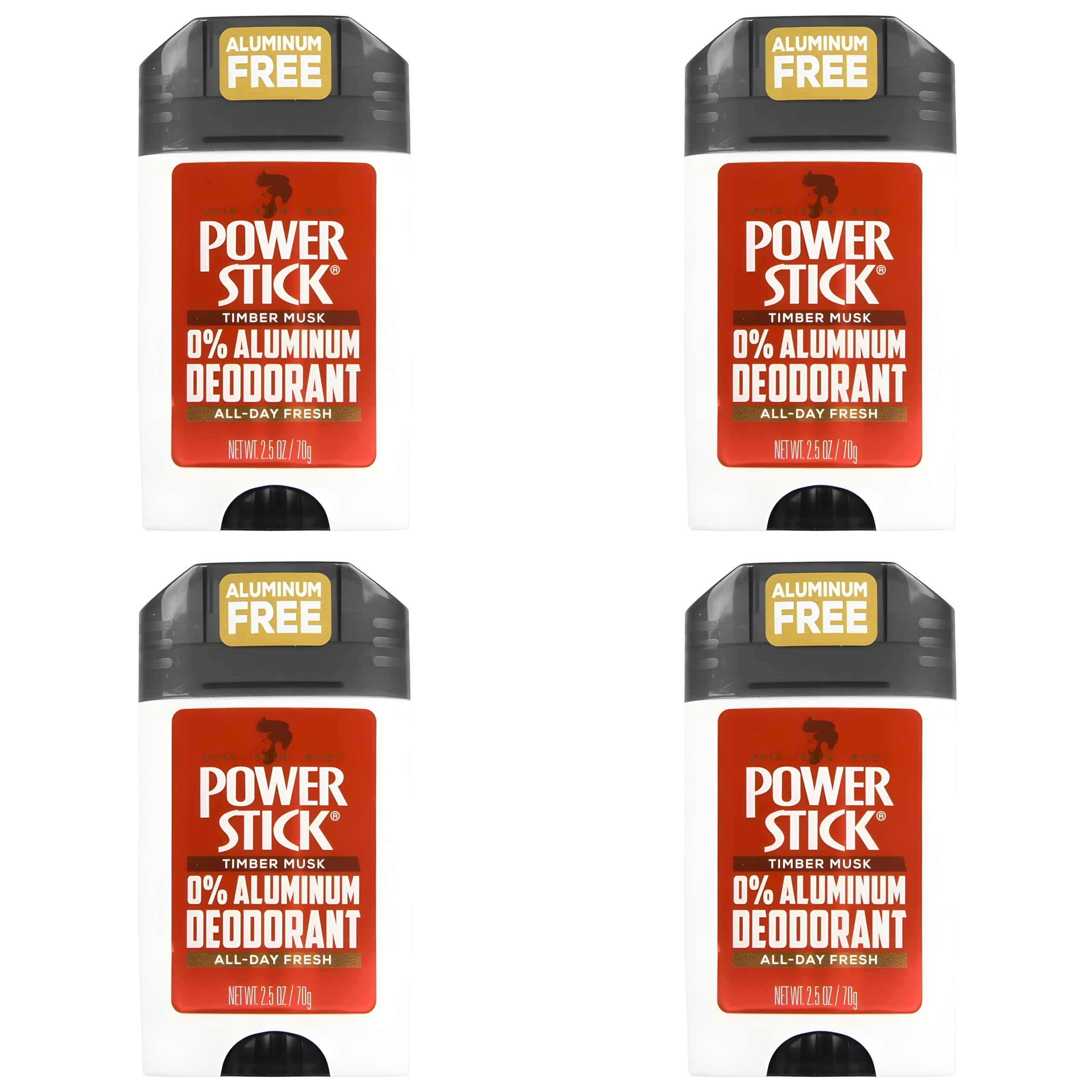 Power Stick Timber Musk deodorant stick cap shows travel-friendly design for on-the-go