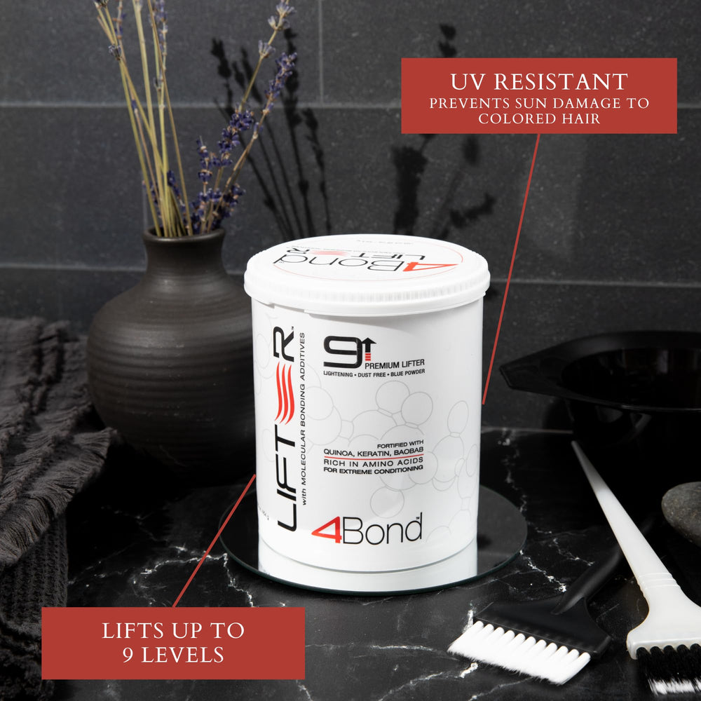 POWERTOOLS 4BOND tube and foil pack illustrates streamlined lightening setup.