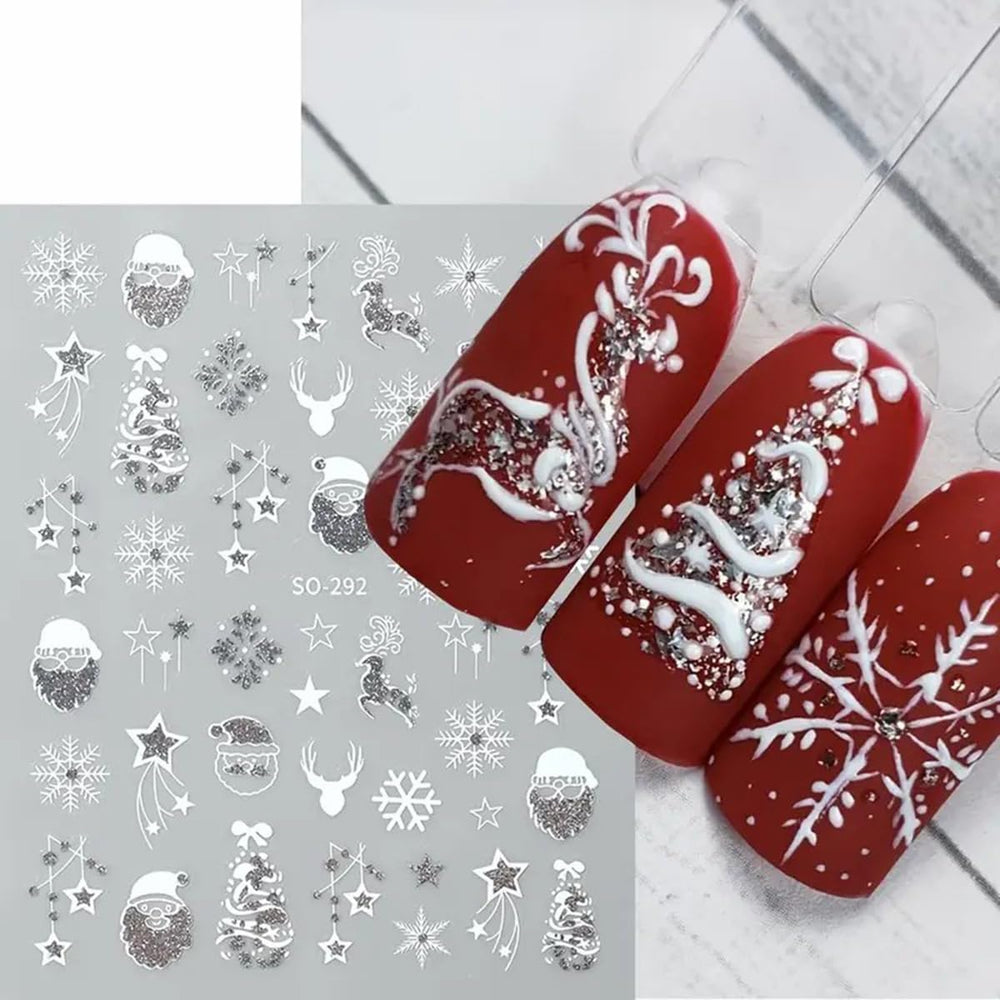 POWPOP gingerbread sticker adds warm charm and cozy holiday nail accents